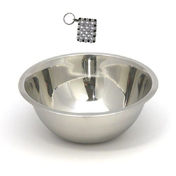 Stainless Steel Mixing Bowl - Durable and Versatile Bowl &amp; Key Holder