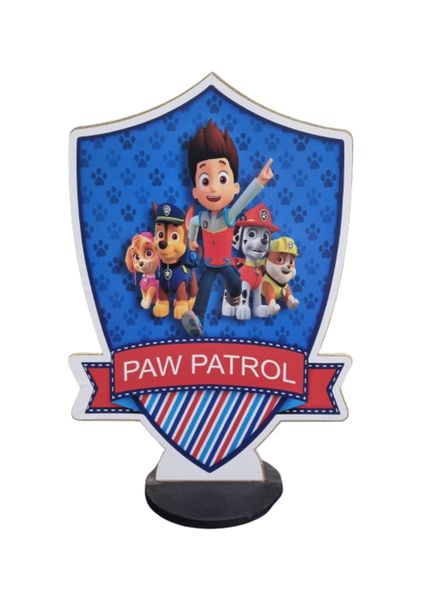 Paw Patrol Wooden Centrepiece
