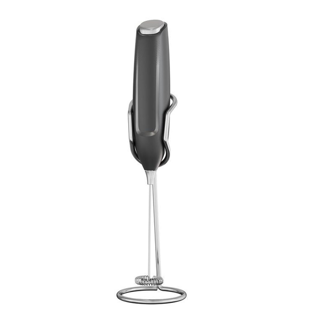 Milk Frother Handheld with Stand Battery-Operated Electric Foam Maker