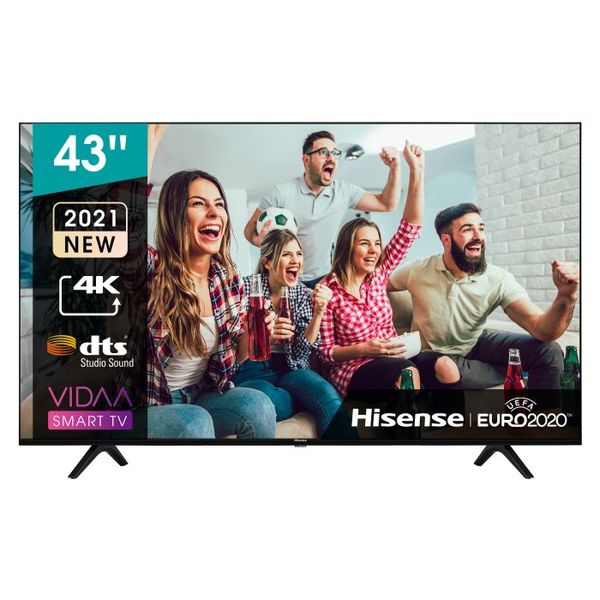 Hisense 4k LED Backlit UHD VIDAA U4.0 Smart TV - 43 inch