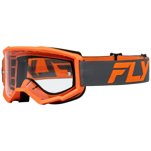 Fly Focus Orange/Charcoal Clear Goggle image