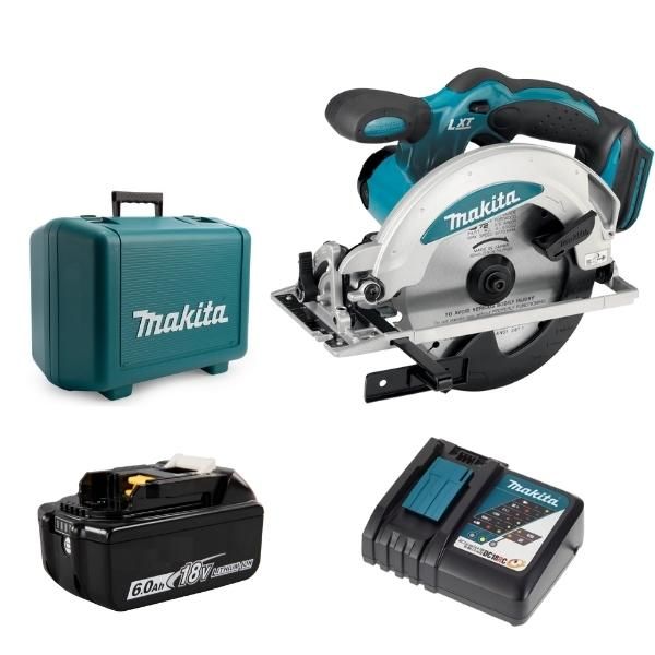 Makita - Cordless Circular Saw, Charger &amp; 6Ah Generic Replacement Battery
