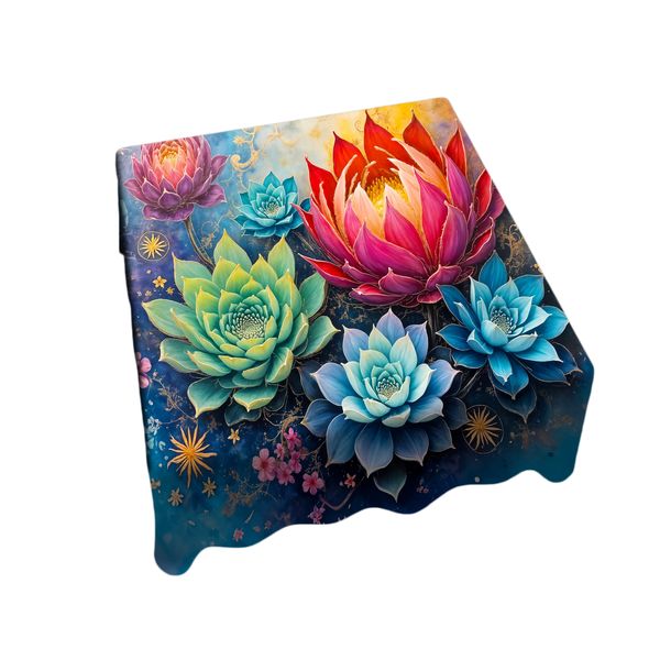 Protea &amp; Succulent Radiance Square Tablecloth