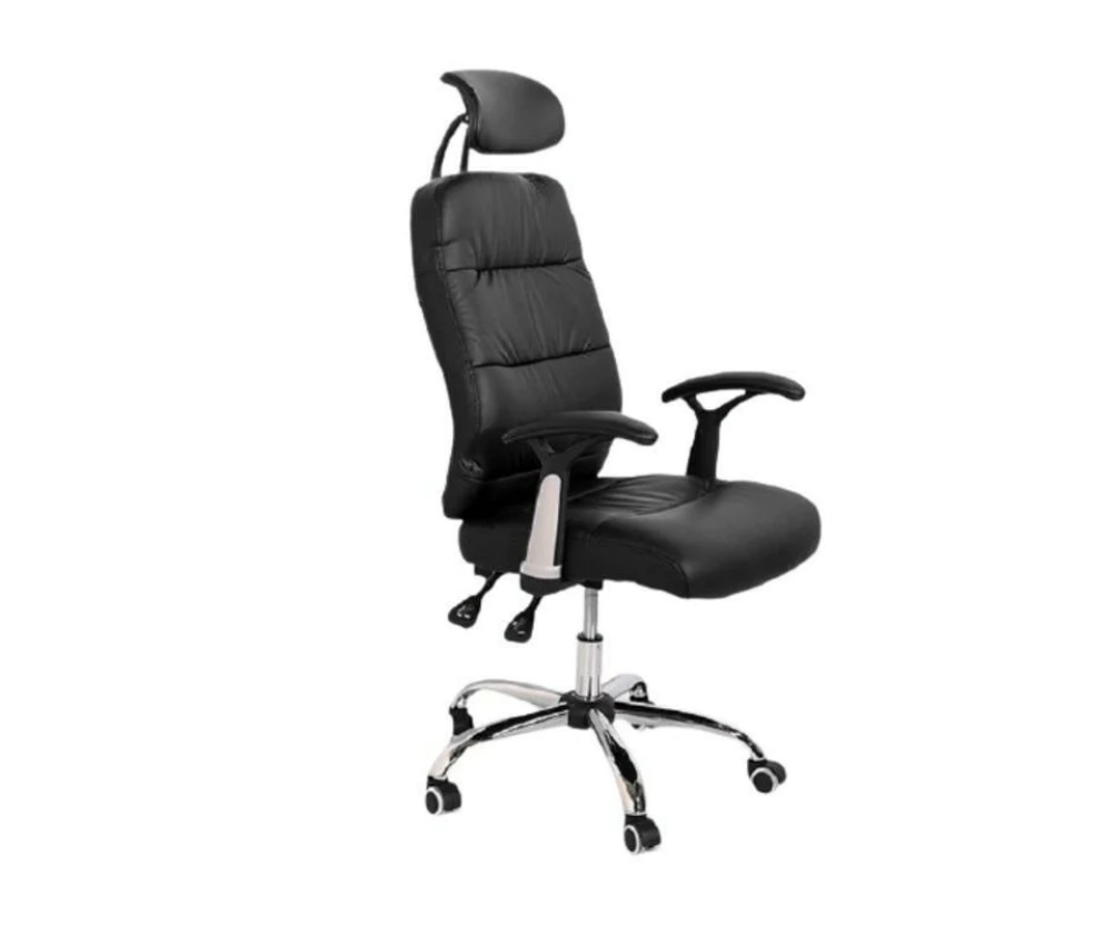 Reclining Office PU Leather Chair with Head and Arm rests Shop Today
