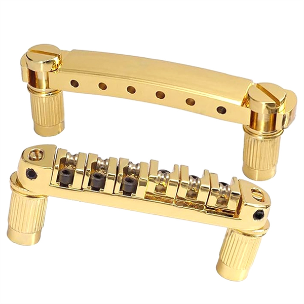 Roller Saddle Bridge ABR-1 Tune-O-Matic Bridge Tailpiece Bridge for Guitar
