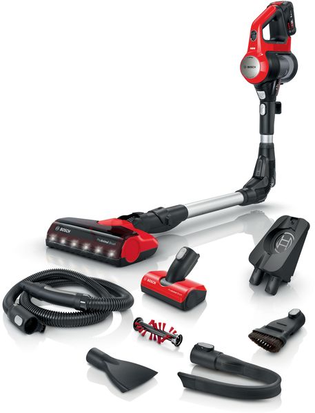 Bosch - Rechargeable Vacuum Cleaner -Unlimited ProAnimal - Red