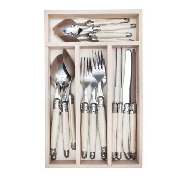 Andre Verdier Laguiole Cutlery Set 16 pc in Wooden Box