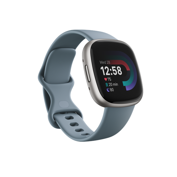 Fitbit Versa 4 Fitness Smartwatch Waterfall Blue