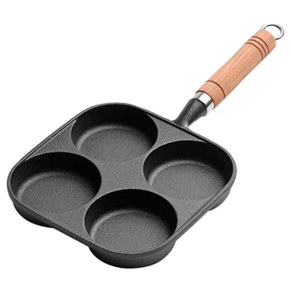 Cast Iron Four-hole Egg Frying Pan