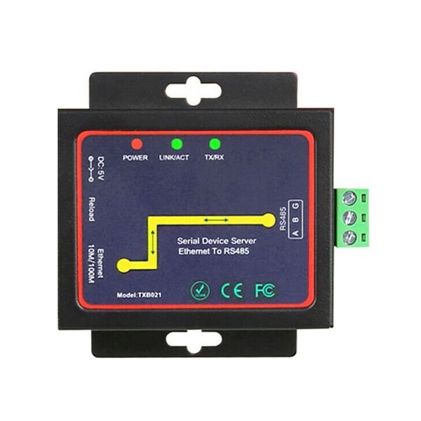 Rs485 To Tcp/Ip Converter Ethernet Communication Converter(Eu Plug)