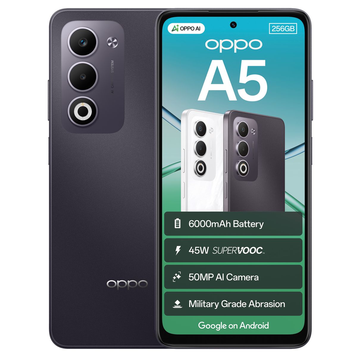 OPPO A5 256GB LTE Dual Sim - Midnight Purple | Shop Today. Get it