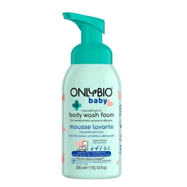 OnlyBio Baby Hypoallergenic Body Wash Foam 300ml
