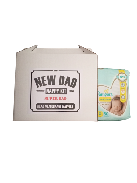 New Dad Pampers Nappy Kit 30's
