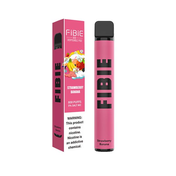 FIBIE 800 Puffs Strawberry Banana Flavour 50ml