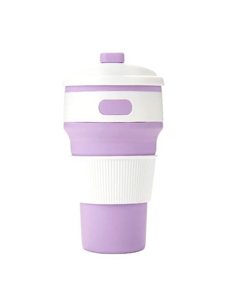 350ml Collapsible Leak Proof Travel Silicone Coffee Cup