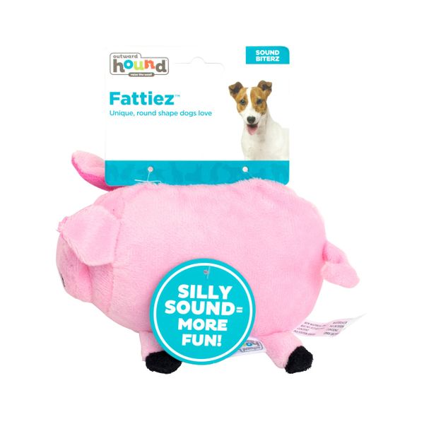 Outward Hound - Fattiez Pig Plush Dog Toy - Small