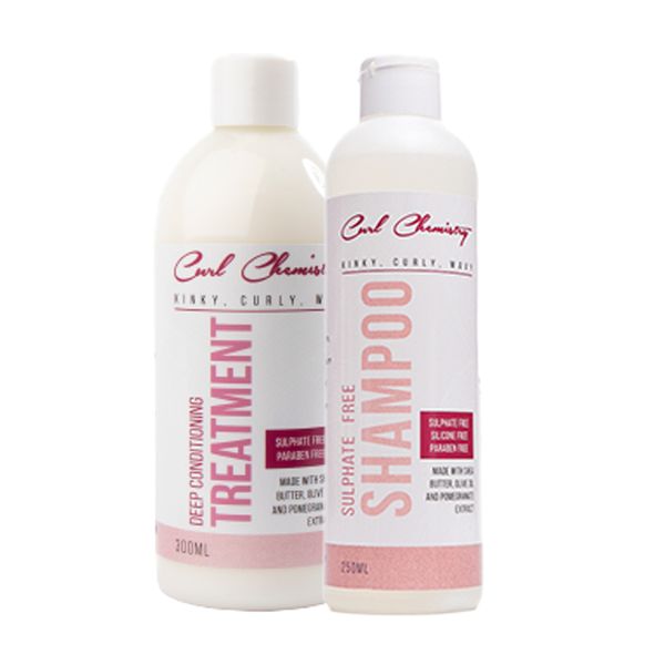 Curl Chemistry Shampoo 250ml + Deep Conditioning Treatment 300ml