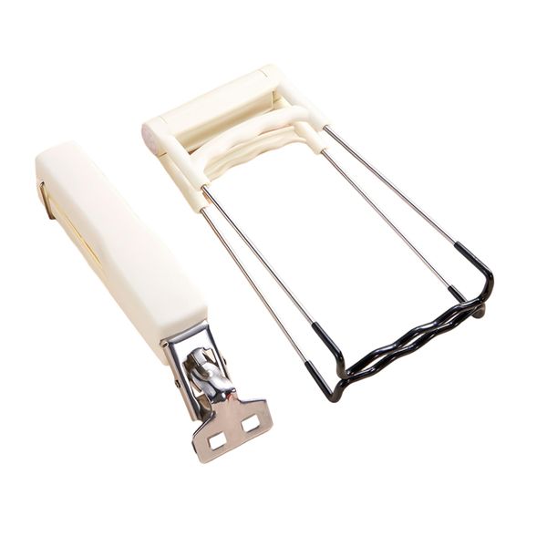 Heat-Safe Silicone Kitchen Gripper - Dish Tongs &amp; Steamer Tool