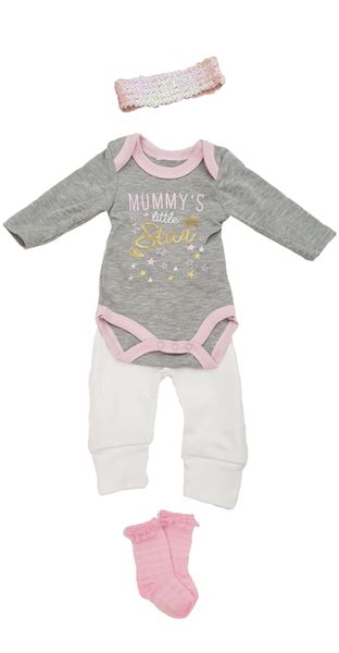 Baby Girl Clothing Set - Mummy's Little Star