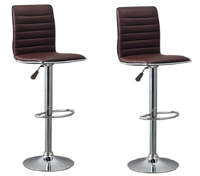 Bar / Kitchen Counter Stools - Set of 2 – Brown Colour