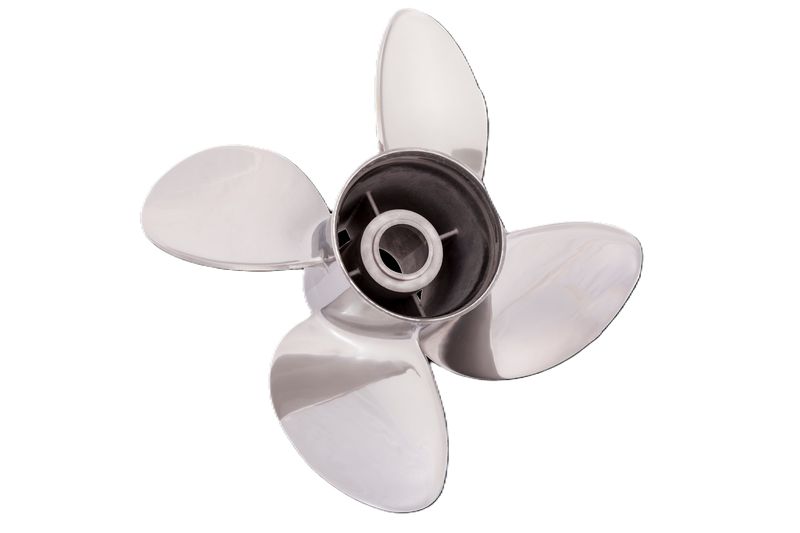 SOLAS Rubex 4 Blade Stainless Steel Propeller (90 -300hp) D 14 1/8 x 19