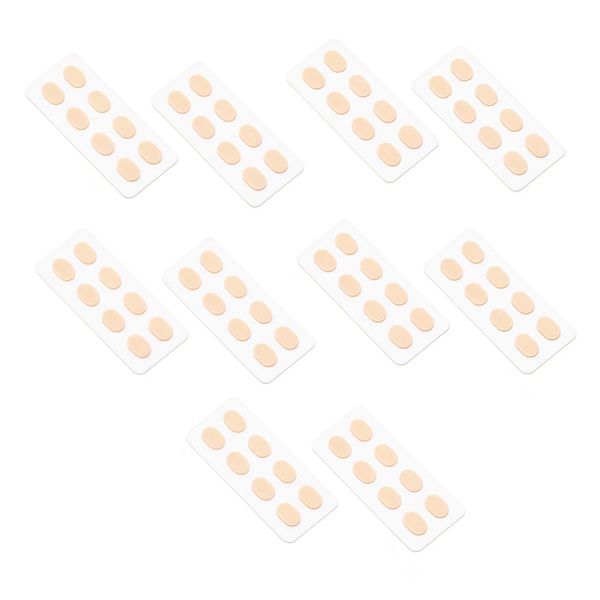 Kingdushi 40 Pairs Anti-Slip Adhesive Eyeglass Pads