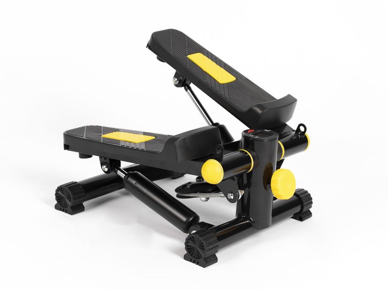 Zoolpro Elliptical Pedal Electric Resistance Stepper - Black and Yellow