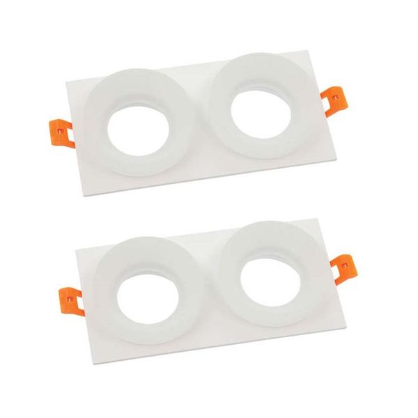 Vito Fixture Recessed Mounted Double Donna-01D/?165x70MM-Nickel Set of 2