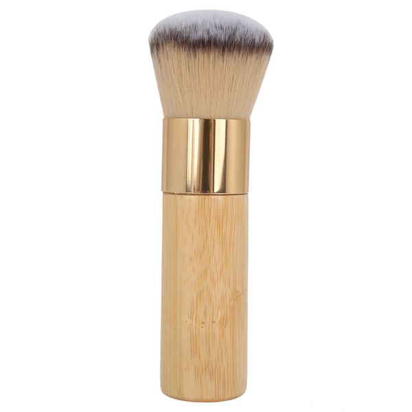 Bamboo Makeup Brush Loose Powder Base Blush Cosmetic Applying Tool