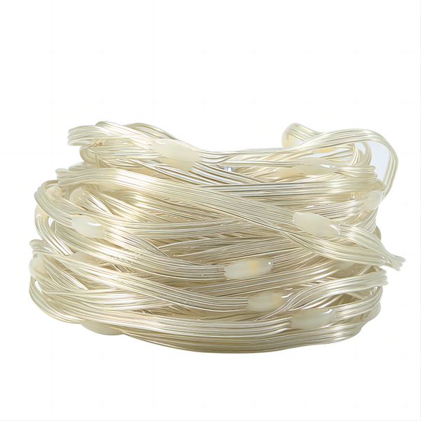 New design IP65 waterproof solar 10m soft belt led lights - warm white