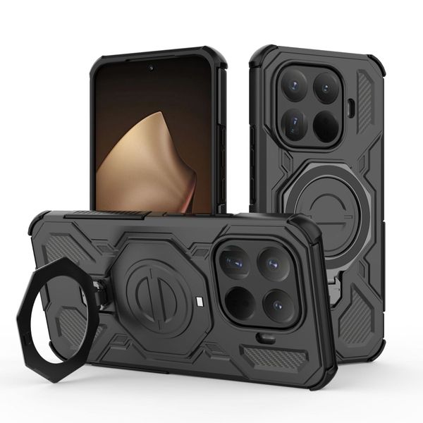 Phone Case Compatible With Xiaomi 15T Pro Ring Stand Holder Back Cover
