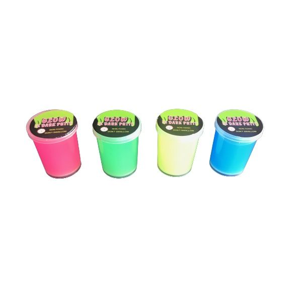 Glow in the Dark Slime - Set of 6