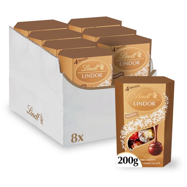 LINDOR Assorted Cornet - 8 x 200g