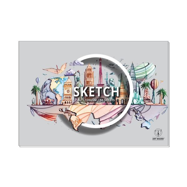 Art Board Sketch pad A2 120gsm 50 sheets