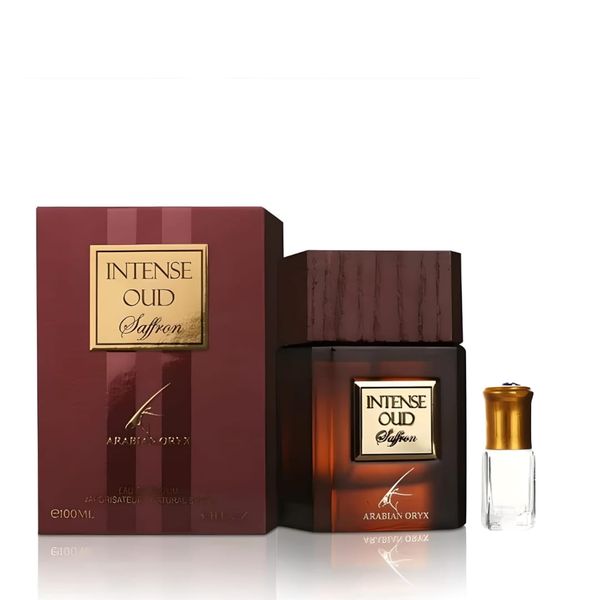 Intense Oud Saffron Eau de Parfum - 100ml + Perfume Oil Gift
