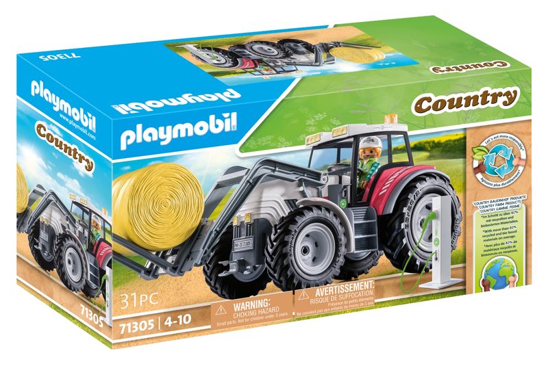 Playmobil Country - Large Tractor with Accessories (31 Pieces)