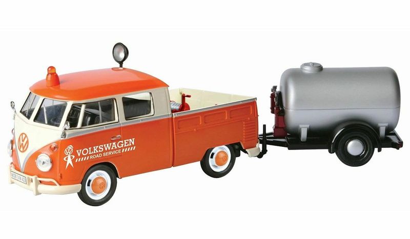 VW Type 2 T1 Service Oil Tanker Orange Scale 1 : 24