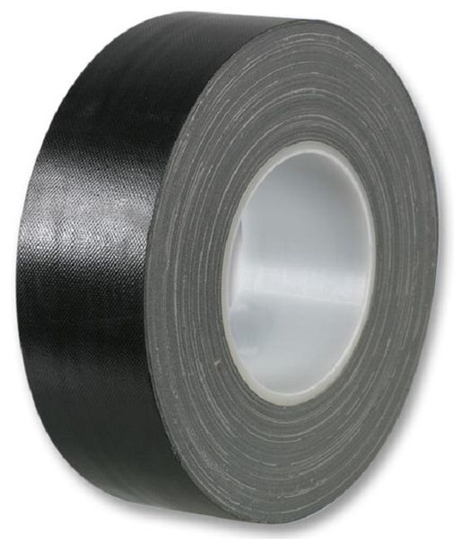 Pro Power (AGT50X50BLK) Gaffer Tape, Cloth, Black, 50 mm x 50 m