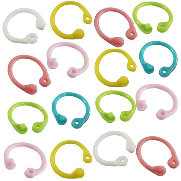 Craft Stationery Plastic Paper Book Binder Rings Set of 16(30mm)