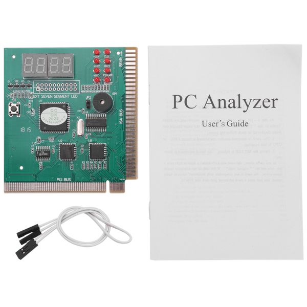 PC Motherboard Diagnostic Card 4-Digit PCI/ISA POST Code Analyzer