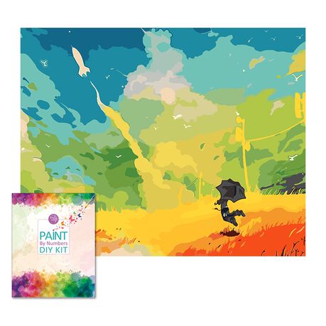 Easy Craft Paint by Number DIY Kit, 50x40cm- Girl with Butterflies (Ne –  Easy Craft SA