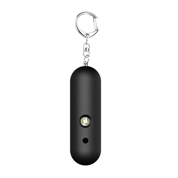 130dB Keychain Alarm LED Black