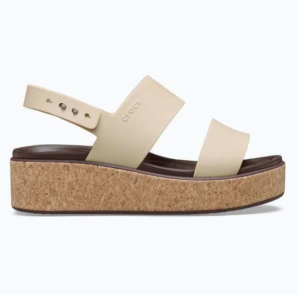 Crocs - Women's - Brooklyn Cork Low Wedge Sandal