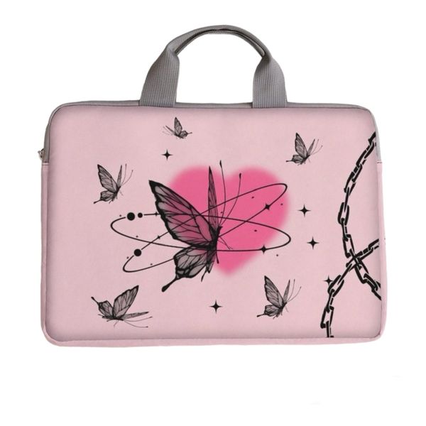 Butterfly Printed Laptop Bags