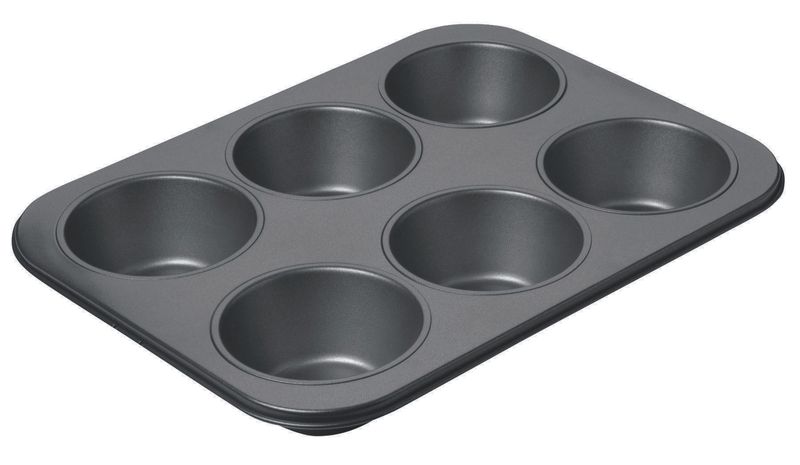 Chicago Metallic Non-Stick Six Hole Giant Muffin Pan