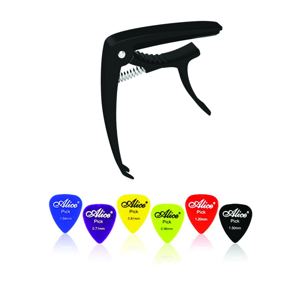 Guitar Capo For Acoustic and Electric Guitar–Ukulele Capo and Guitar Picks