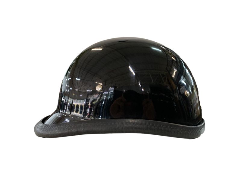 MCA Jockey Gloss Black PissPot Helmet