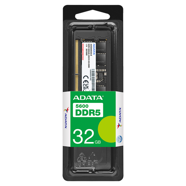 ADATA Premier 32GB DDR5 5600 SO-DIMM Notebook Laptop Memory Module