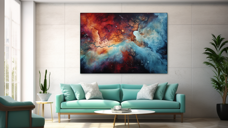 Canvas Wall Art -Nebulous Layers Abstract - JT0093