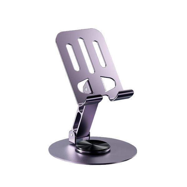 Newest 360 Rotatable Dual Folding Cell Phone Stand for desk